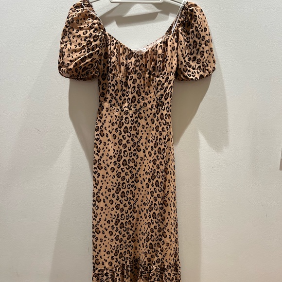 Reformation Hannah Dress Feline - 0 - Picture 4 of 6